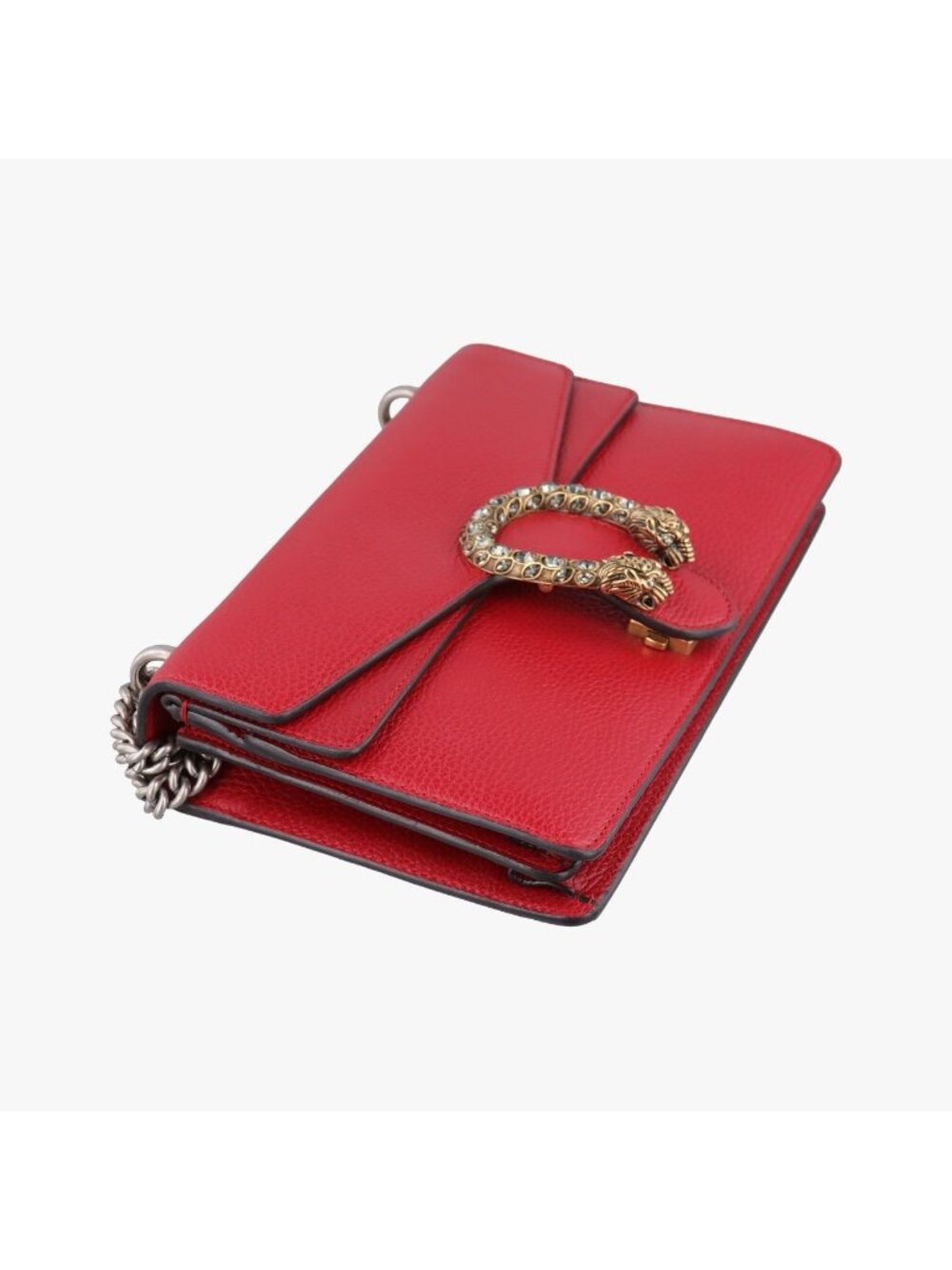 Gucci Dionysus Red Leather Shoulder Bag - Picture 5 of 16